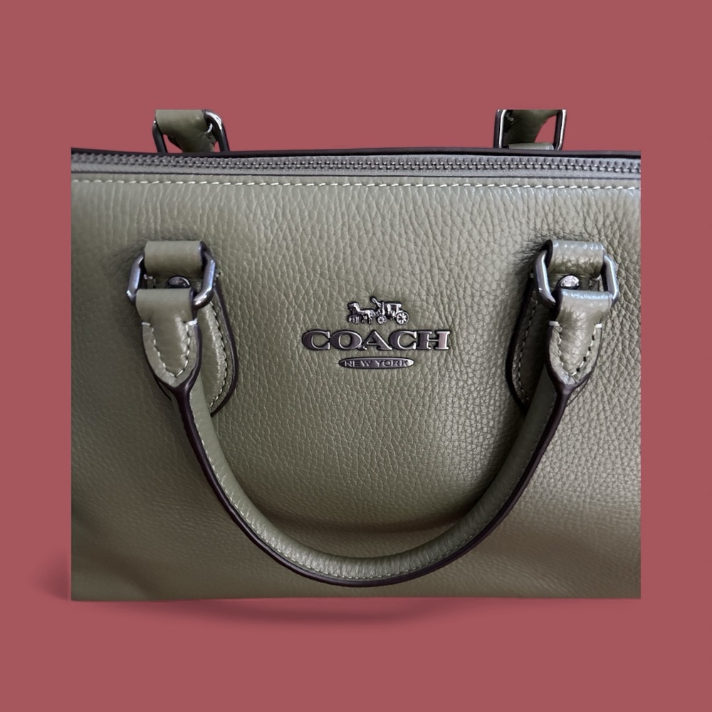 COACH SATCHEL *EUC* Olive Green CR156